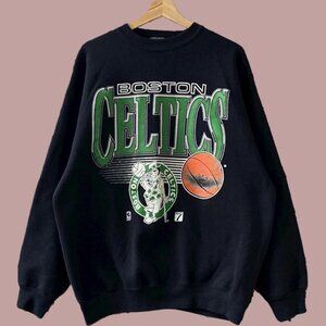Boston Celtics Vintage Sweatshirt,NBA shirt ,90s Shirt Boston Celtics Sweatshirt
